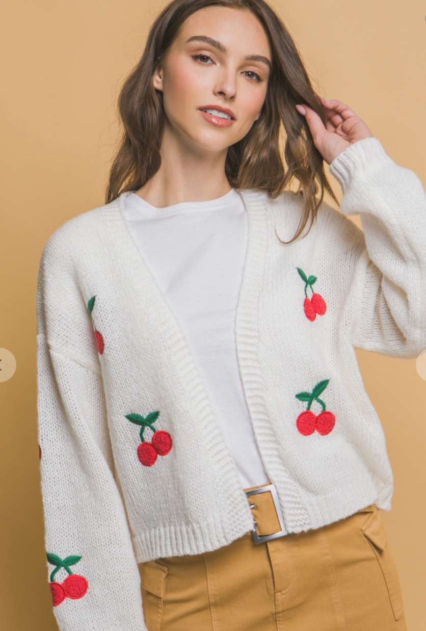 Cherries Cardigan