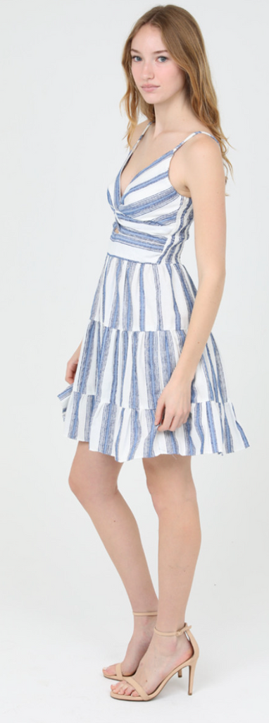 Nautical & Sweet Striped Dress